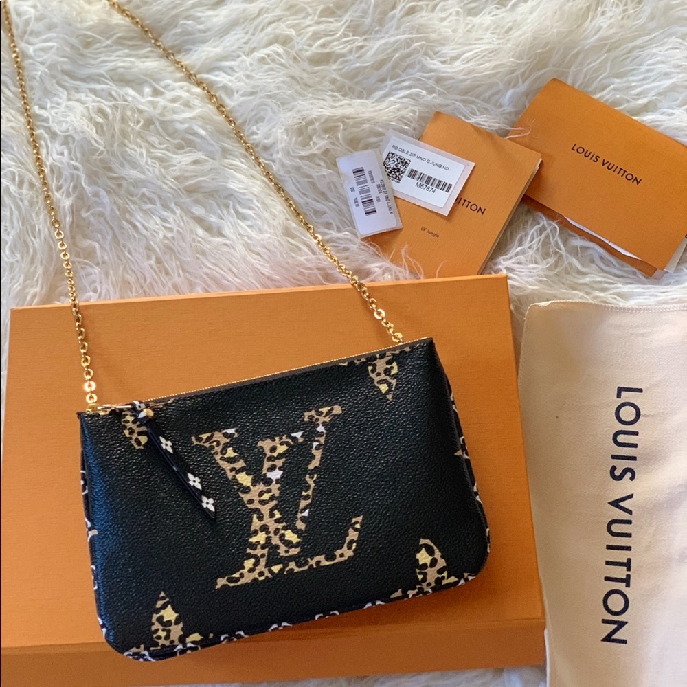 LV Jungle Print Limited Edition Double Zip